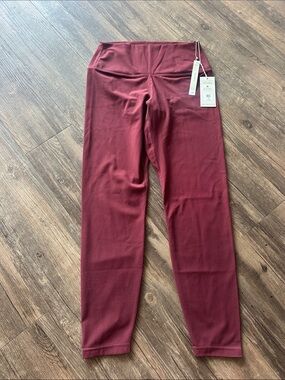 Women's LEGENDS Fig Burgundy Leggings - size medium